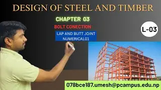 lap and butt joint connection | numerical 01 | lecture 03