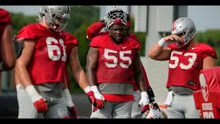 Ohio State's O-line first day of camp