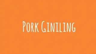 Pork Giniling ( Minced pork)