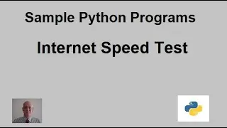 Internet Speed Test using Python