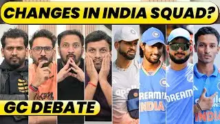 🔴GC DEBATE: T20 WORLD CUP SQUAD CHANGES. TILAK, SUNDAR INJURED. SHREYAS, BADONI, RIYAN CHANCES