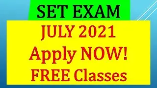 Kerala SET July 2021 - Application Date & Details