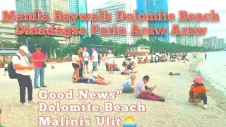 Dolomite Beach Update Malinis Parin At Dinadagsa Ng Tao  #dolomites  #manilabay