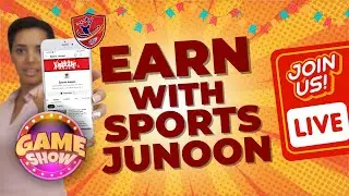 🔴Live | Earn Online with Game Show | Sports junoon game Show - Ep no 6 | Live Quiz