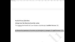 A level Business 9609 Paper 1 Guess Paper May/June 2021