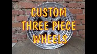 CUSTOM 3 PIECE WHEELS BEING ASSEMBLED