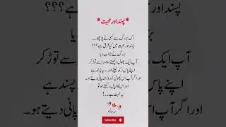 Difference Between Like and Love | Deep Meaningful Life Quote in Urdu##shorts