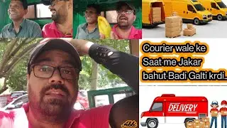 1..Day 12 Hour's With Courier.. Delivery Person... 270 Km Ride.. Experience..