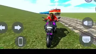 super bike vs train Rees 🇮🇳 india bike driving 3d #indianbikedriving3d #gta5  bike vs train Rees