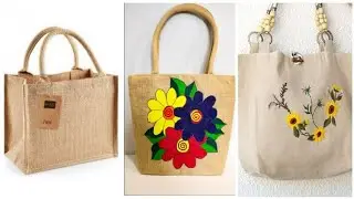 Beautiful jute bag design collection 2020