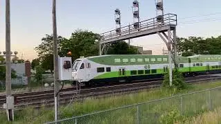 GO Transit Crossing Rectory Street in London Ontario - June 2022