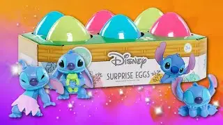 Stitch Surprise Eggs Opening! 🥚💥 Lilo & Stitch Mystery Mini Figures