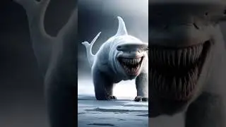 bear 🐨 vs Shark 🦈 fusion animals fusion #bear #shark #fusion #animal #animation #ai #trending#viral