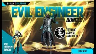 EVIL ENGINEER BUNDLE | TORNADO ARRIVAL ANIMATION | FREE FIRE NEW EVENT | GARENA FERR FTRE