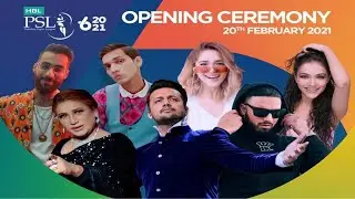 HBL PSL 6 Opening Ceremony feat | Atif Aslam | Naseebo Lal | Aima Baig | Imran Khan | Young Stunners