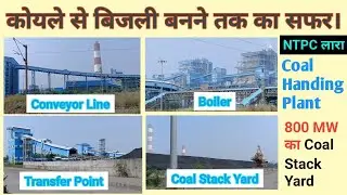 800 MW Boiler का Coal Handling Plant देखा क्या? CHP in Thermal Power Plant | NTPC Lara 