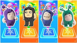 Oddbods Jeff Vs Oddbods Pogo Vs Oddbods Food Vs Oddbods Zee - Tiles Hop Edm Rush🎶