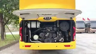 Thiện Tr&iacute; Limousine Haeco bus 24 ph&ograve;ng m&aacute;y Hyundai 425 # kia Grandbird
