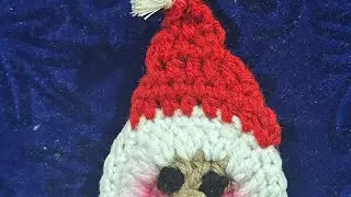 Cute Crochet Santa Keychain | Christmas Keyring DIY