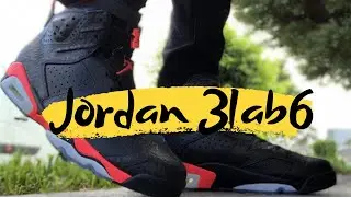Jordan 6 black infrared with elephant print 3lab6- Custom Sneaker  Review-