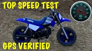 2020 YAMAHA PW50 TOP SPEED TEST | HOW FAST IS A PW50? | GPS VERIFIED