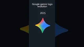 evolution of Google Gemini logo #google #shorts #viralshort #viral #gemini #googlegemini
