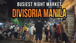 DIVISORIA 2025! BUSIEST PLACE TO BUY VEGETABLES & FRUITS | MANILA PHILIPPINES | WALK TOUR | 4K HDR