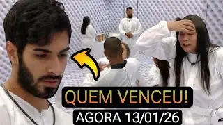 BBB 26: PROVA DE RESIST&Ecirc;NCIA 13/01/2026 VEJA QUEM VENCEU O QUARTO BRANCO E ENTROU NO BBB