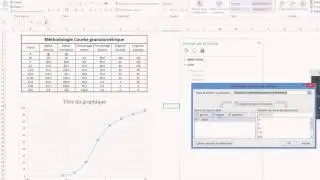 Courbe granulométrique Excel