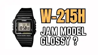 Jam&nbsp;tangan&nbsp;warna&nbsp;glossy&nbsp;dari Casio - Review W-215H / W215