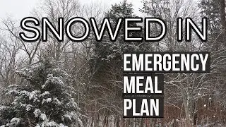 SNOW DAY EMERGENCY MEAL PLAN l HOW TO PLAN MEALS WHEN SNOWED IN