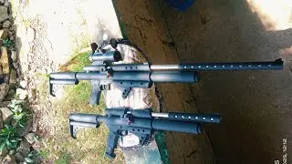 Penetration test PVC toy gun butane gas powered