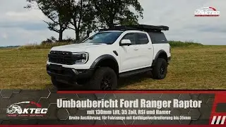 2024 Ford Ranger Raptor Umbau mit RSI, 35 Zoll, Hamer FlatRack und mehr. #rangerraptor #fordraptor