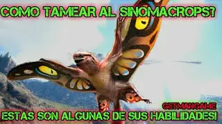 COMO TAMEAR AL SINOMACROPS/ Y ALGUNAS DE SUS HABILIDADES/ ARK;LOST ISLAND/Ark:survival evolved