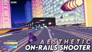 Star Fox Meets Vaporwave in This On-Rails Shooter | Ex-Zodiac First Impressions