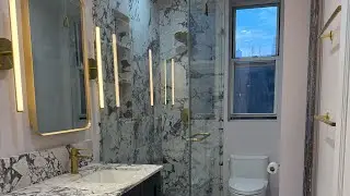 Elegant Marble Bathroom Renovation