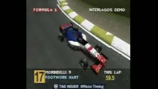 Formula 1 Psygnosis - PS1 - SCPH-1001 - Mfg July 1995 - S-Video - Attract Mode