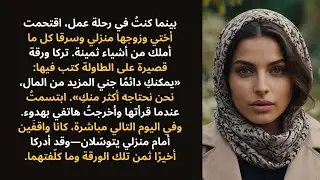 سرقت أختي وزوجها كل شيء أثناء سفري في رحلة عمل، وتركَا رسالة قاسية…