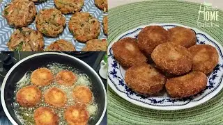 Homemade Chicken Cutlets Recipe | Chicken Vegetable Cutlets | Easy Snacks Recipe