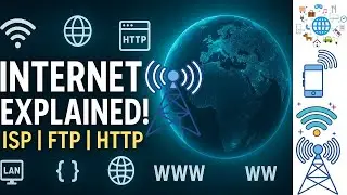 🌐 How the Internet Works | ISP, HTTP, LAN/WAN Explained! 💡