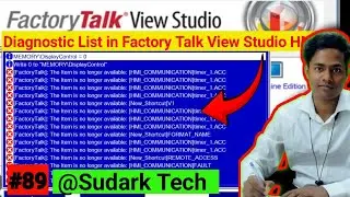 Diagnostic List in Factory Talk View Studio ME | Rockwell Automation | Sudark