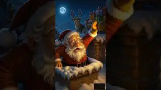 Santa Claus Got Stuck in the Chimney 🎅😂 #petshub