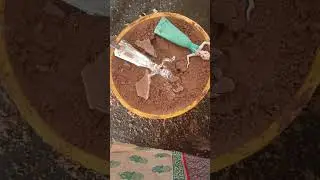 makin doll shape toy with melting metal