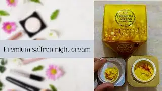 Premium saffron night cream