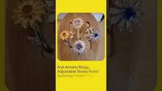 Anti Anxiety Rings,  Adjustable Stress Relief Spinning Fidget Ring