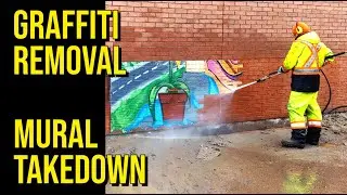 Revitalizing an Alleyway with Wet Sandblasting: A Slow and Satisfying Process