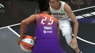 WNBA Gameplay - Atlanta Dream VS Phoenix Suns - PS5