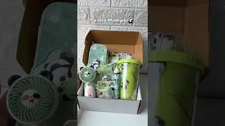 Unboxing Panda Stationery Box🌷✨🎀🐼 #stationery #stationary #shorts #panda #cute #trending #kawaii
