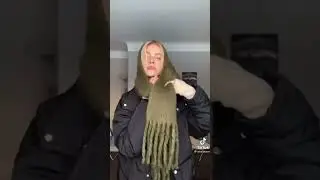 how i turn my scarf into a balaclava!!