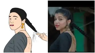 #Nauvari नऊवारी पाहिजे | Drawing Meme | #video Sanju Rathod | Prajakta | G-SPXRK | #marathisong